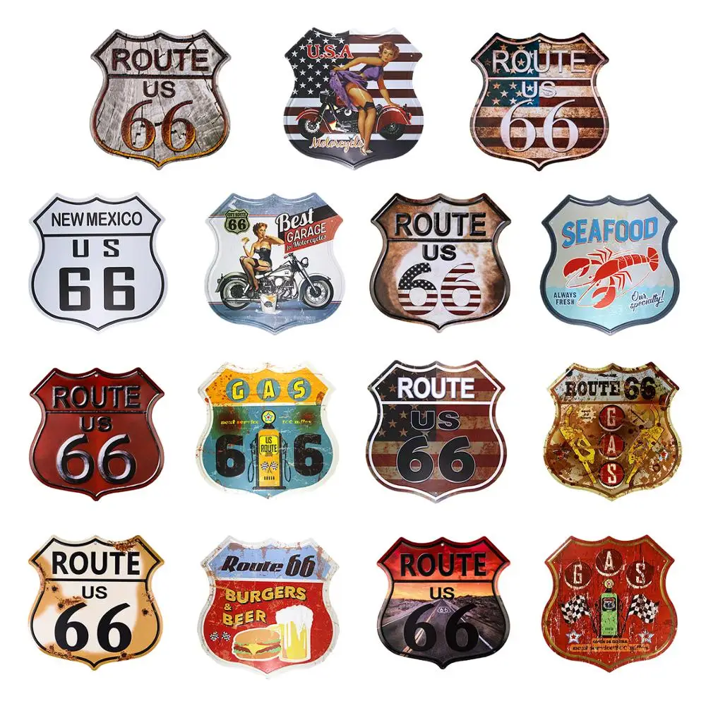 Металлические жестяные знаки Route 66, горячая дорога, необычная металлическая рельефная фотокартина для дома, офиса, ресторана, бара
Металлические жестяные знаки Route 66, горячая дорога, необычная металлическая рельефная фотокартина для дома, офиса, ресторана, бара