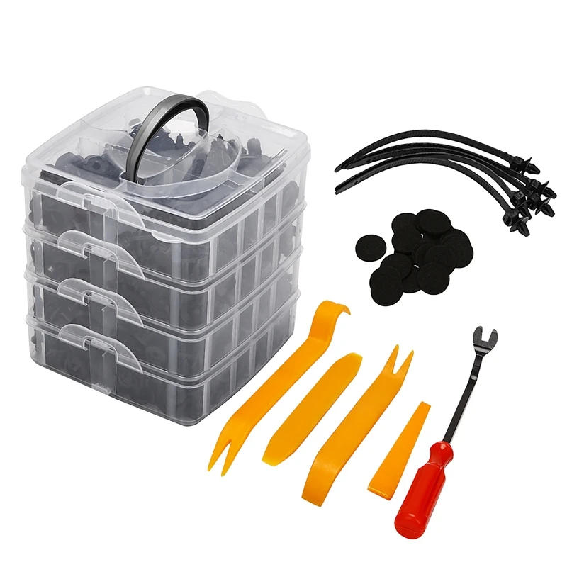 600PCS Car Fastener Clips Mixed Car Fasteners Door Trim Panel Auto Bumper Rivet Retainer Push Engine Cover Fender
600PCS Car Fastener Clips Mixed Car Fasteners Door Trim Panel Auto Bumper Rivet Retainer Push Engine Cover Fender