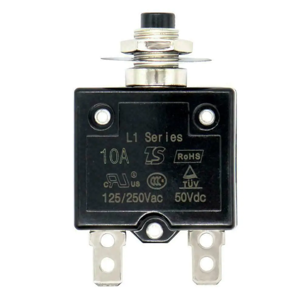 Thermal Cutout Circuit Breaker Security Control Equipment Push Button Thermal 12-50V 125-250V 20 Amp Brand New
Thermal Cutout Circuit Breaker Security Control Equipment Push Button Thermal 12-50V 125-250V 20 Amp Brand New