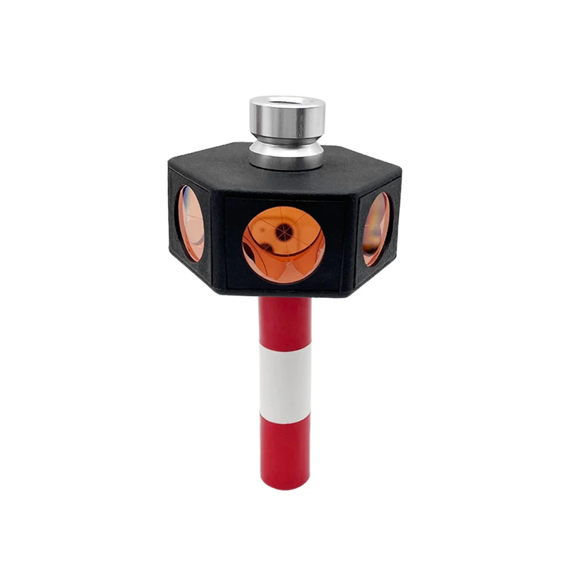360 Degree Reflective Prism For Total Station With Height Adapter With 90mm Extention Pole
360 Degree Reflective Prism For Total Station With Height Adapter With 90mm Extention Pole