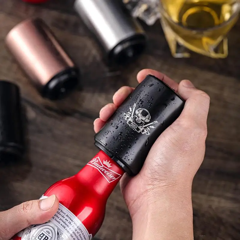 Automatic Beer Bottle Opener Magnet Beer Bottle Opener Portable Push-Down Bottle Opener Wine Soda Cap Opener Kitchen Accessories
Automatic Beer Bottle Opener Magnet Beer Bottle Opener Portable Push-Down Bottle Opener Wine Soda Cap Opener Kitchen Accessories