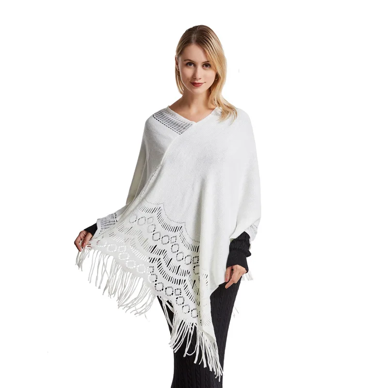 Spring and Autumn Hot Selling Popular Women's Shawl European and American Style with Tassel Pullover Acrylic Imitation Cashmere
Spring and Autumn Hot Selling Popular Women's Shawl European and American Style with Tassel Pullover Acrylic Imitation Cashmere