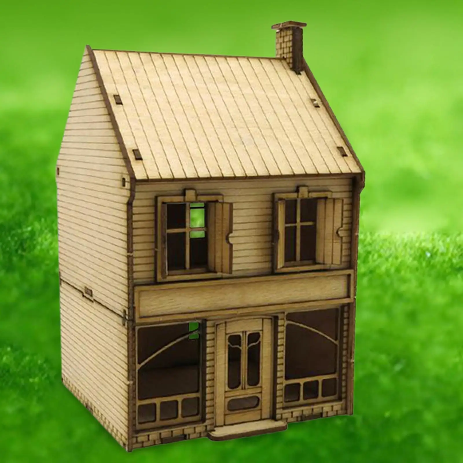 1/72 Wooden 2 Tier European House Unassembly Landscape Building Materials for Sand Table Model Railway Diorama Accessory Layout
1/72 Wooden 2 Tier European House Unassembly Landscape Building Materials for Sand Table Model Railway Diorama Accessory Layout