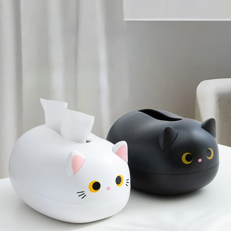 Cute Cat Tissue Box Desktop Toilet Paper Holder Toothpick Storage Box Storage Box Wc Paper Container Home Decoration for Gift
Cute Cat Tissue Box Desktop Toilet Paper Holder Toothpick Storage Box Storage Box Wc Paper Container Home Decoration for Gift