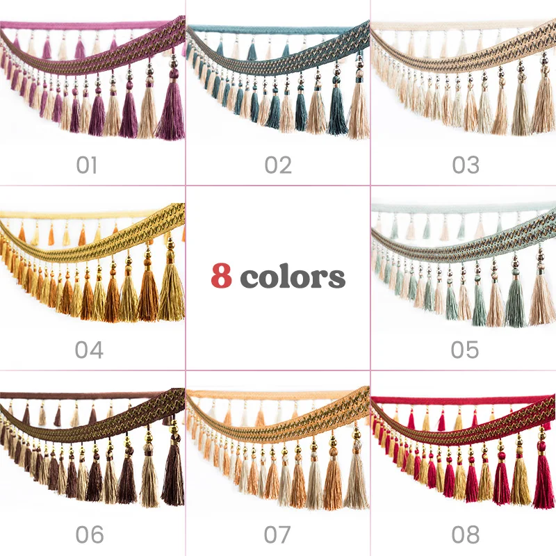 1M 11cm Width Lace Trim Sewing Ribbon Tassel Fringe Cotton Ethnic Latin Dress Stage Garment Curtain Decorative Diy Accessories
1M 11cm Width Lace Trim Sewing Ribbon Tassel Fringe Cotton Ethnic Latin Dress Stage Garment Curtain Decorative Diy Accessories