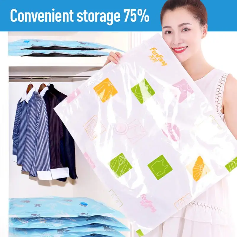 5pcs Home Vacuum Bag Storage Home Foldable Organizer Clothes Organizer Seal Compressed Travel Saving Space Bags Saving Package
5pcs Home Vacuum Bag Storage Home Foldable Organizer Clothes Organizer Seal Compressed Travel Saving Space Bags Saving Package