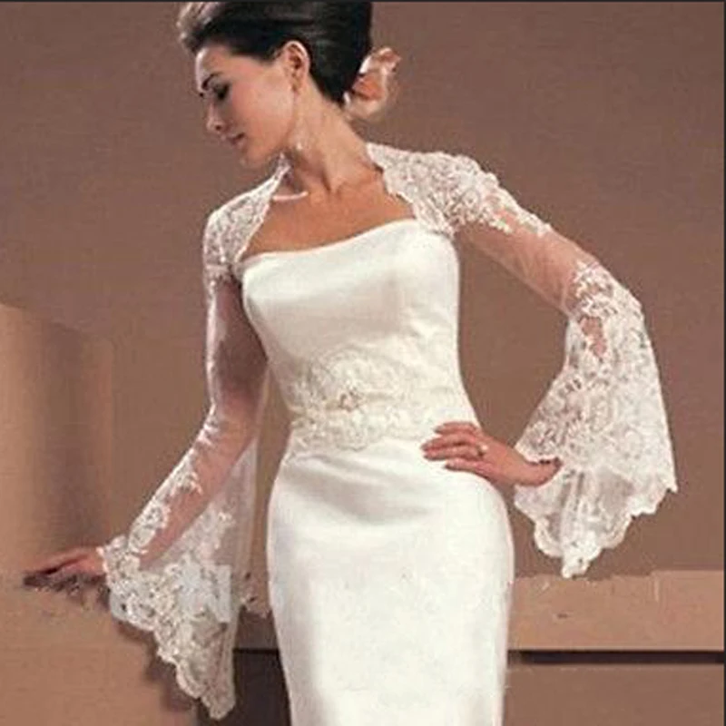 Long Sleeve Wedding Jacket Appliques Bridal Party Coat Backless Bridal Jacket Custom Made
Long Sleeve Wedding Jacket Appliques Bridal Party Coat Backless Bridal Jacket Custom Made