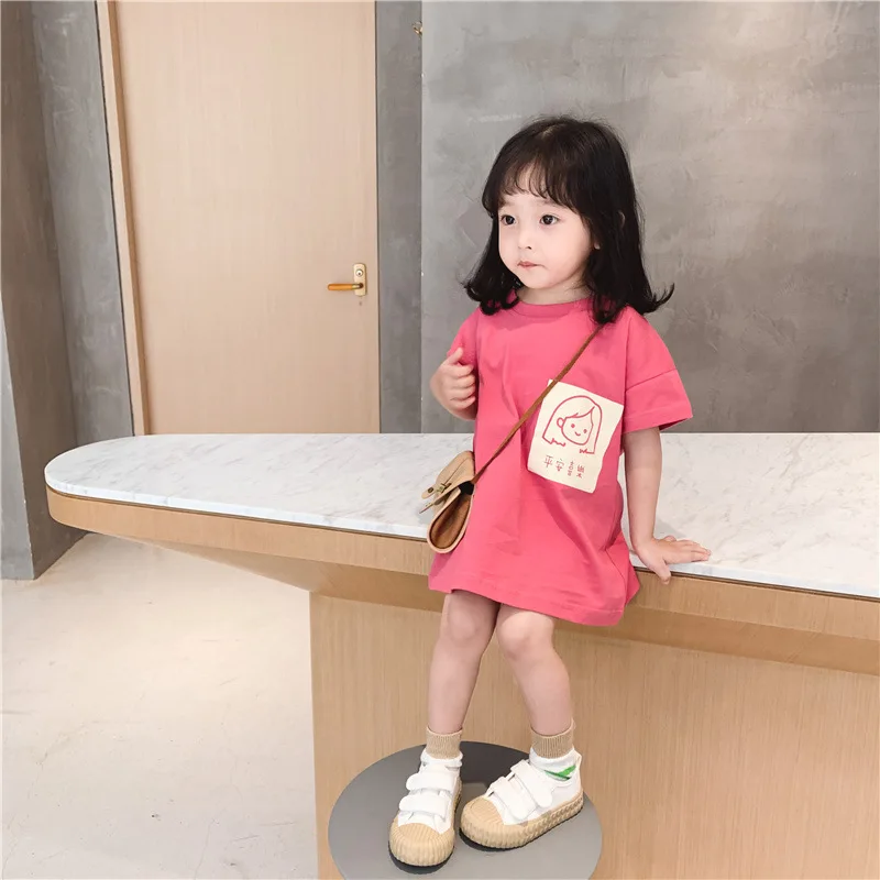 Baby girl mid-length T-shirt skirt children's summer round neck T-shirt children's bottoming shirt skirt
Baby girl mid-length T-shirt skirt children's summer round neck T-shirt children's bottoming shirt skirt