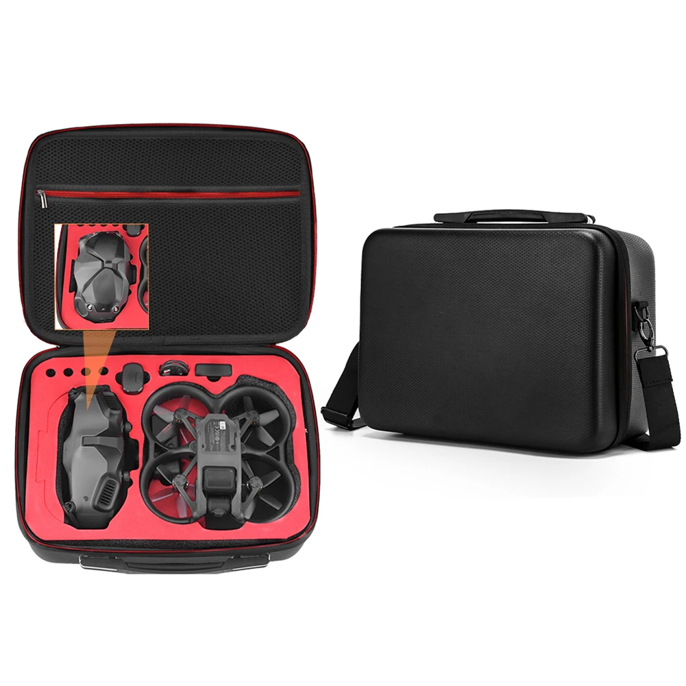 Practical Drone Bag Travel Suitcase Drop Resistant Storage Box for DJI Avata Multifunctional Battery Goggle Drone Body Organizer
Practical Drone Bag Travel Suitcase Drop Resistant Storage Box for DJI Avata Multifunctional Battery Goggle Drone Body Organizer