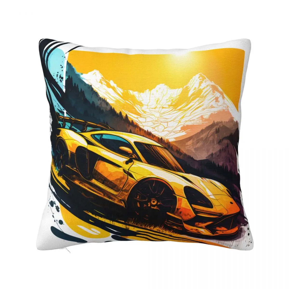Speed Sports Car Pillow Case Sun Mountain Spring Funny Pillowcase Polyester Hugging Zipper Cover
Speed Sports Car Pillow Case Sun Mountain Spring Funny Pillowcase Polyester Hugging Zipper Cover