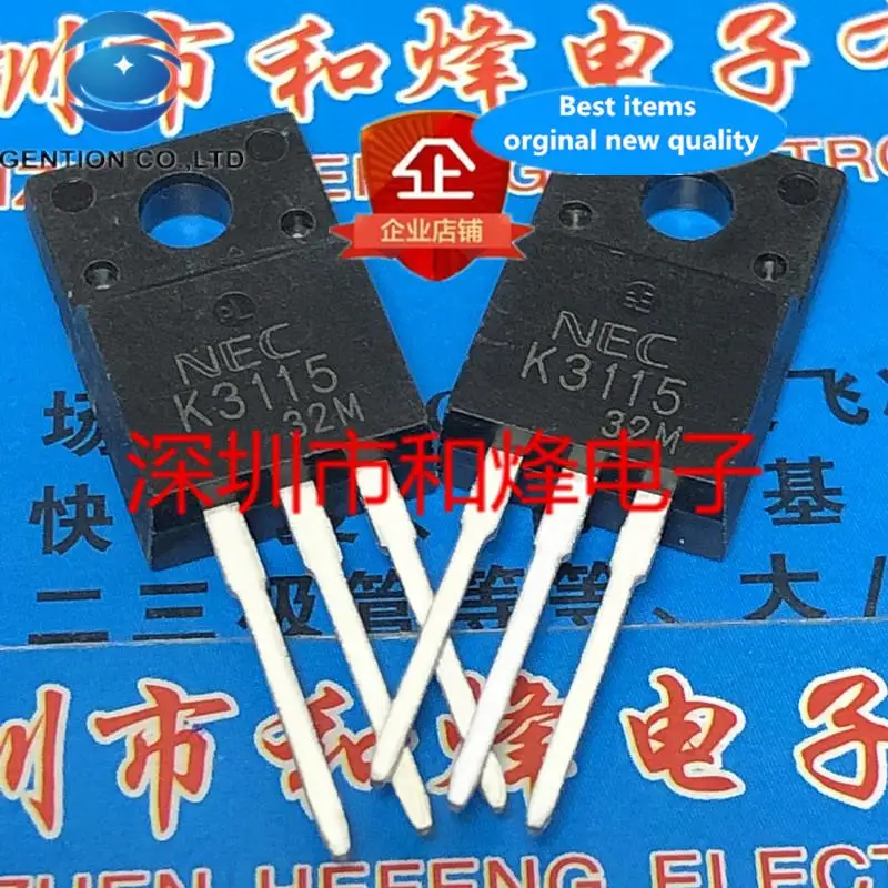 10 шт. 100% оригинальный новый K3115 2SK3115 TO-220F 600V 6A
10 шт. 100% оригинальный новый K3115 2SK3115 TO-220F 600V 6A