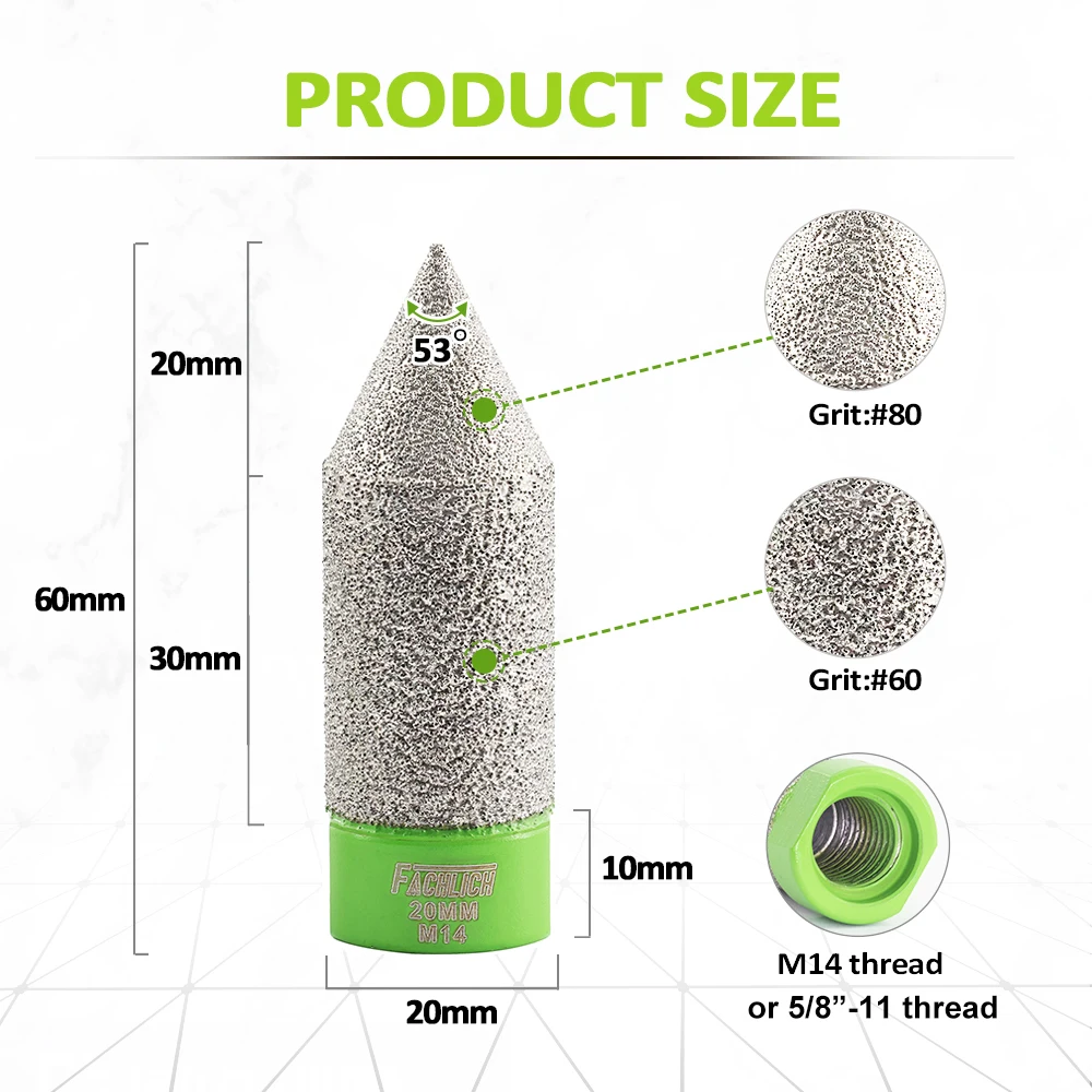 Алмазные фрезерные насадки FACHLICH для мрамора 20/25/35/50 мм
Алмазные фрезерные насадки FACHLICH для мрамора 20/25/35/50 мм
