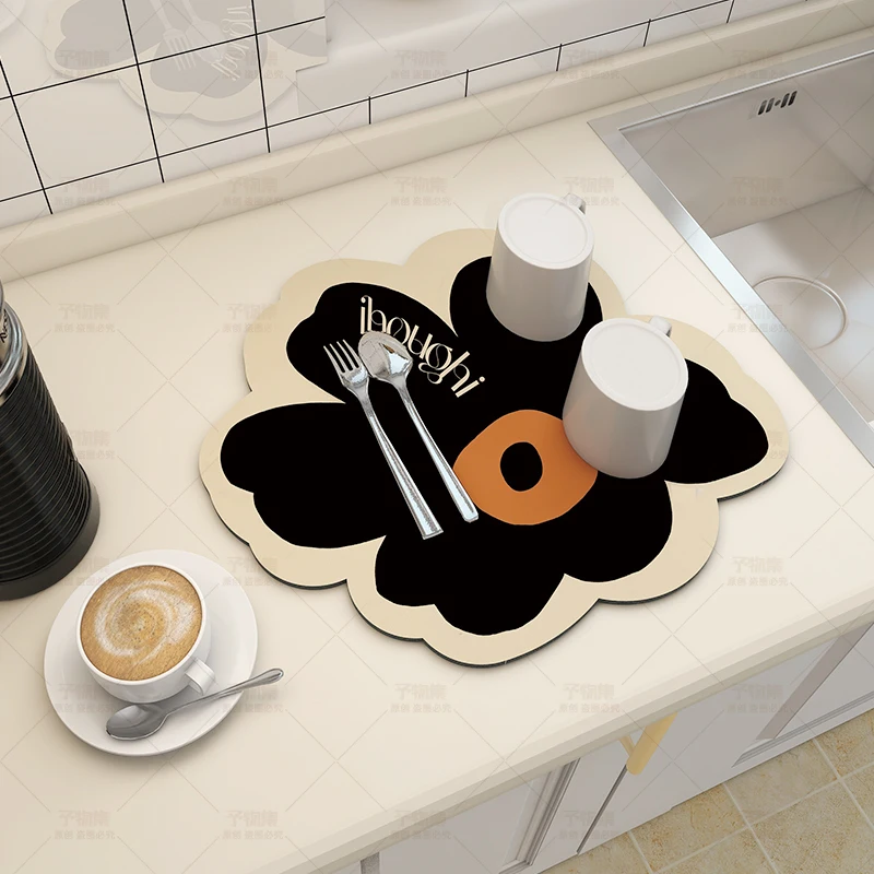 Kitchen Countertop Water Draining Pad Sink Dishwashing Cup Bowl Chopsticks Drying Mat Disposable Tea Table Diatom Mud Absorbent
Kitchen Countertop Water Draining Pad Sink Dishwashing Cup Bowl Chopsticks Drying Mat Disposable Tea Table Diatom Mud Absorbent