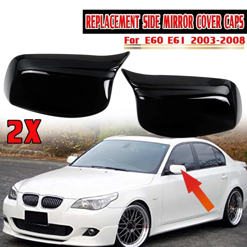Mirror Cover Car Side Rearview Mirror Cover Cap Trim Rear View Mirror Caps For -BMW 5 Series E60 E61 E63 E64 2003-2008
Mirror Cover Car Side Rearview Mirror Cover Cap Trim Rear View Mirror Caps For -BMW 5 Series E60 E61 E63 E64 2003-2008