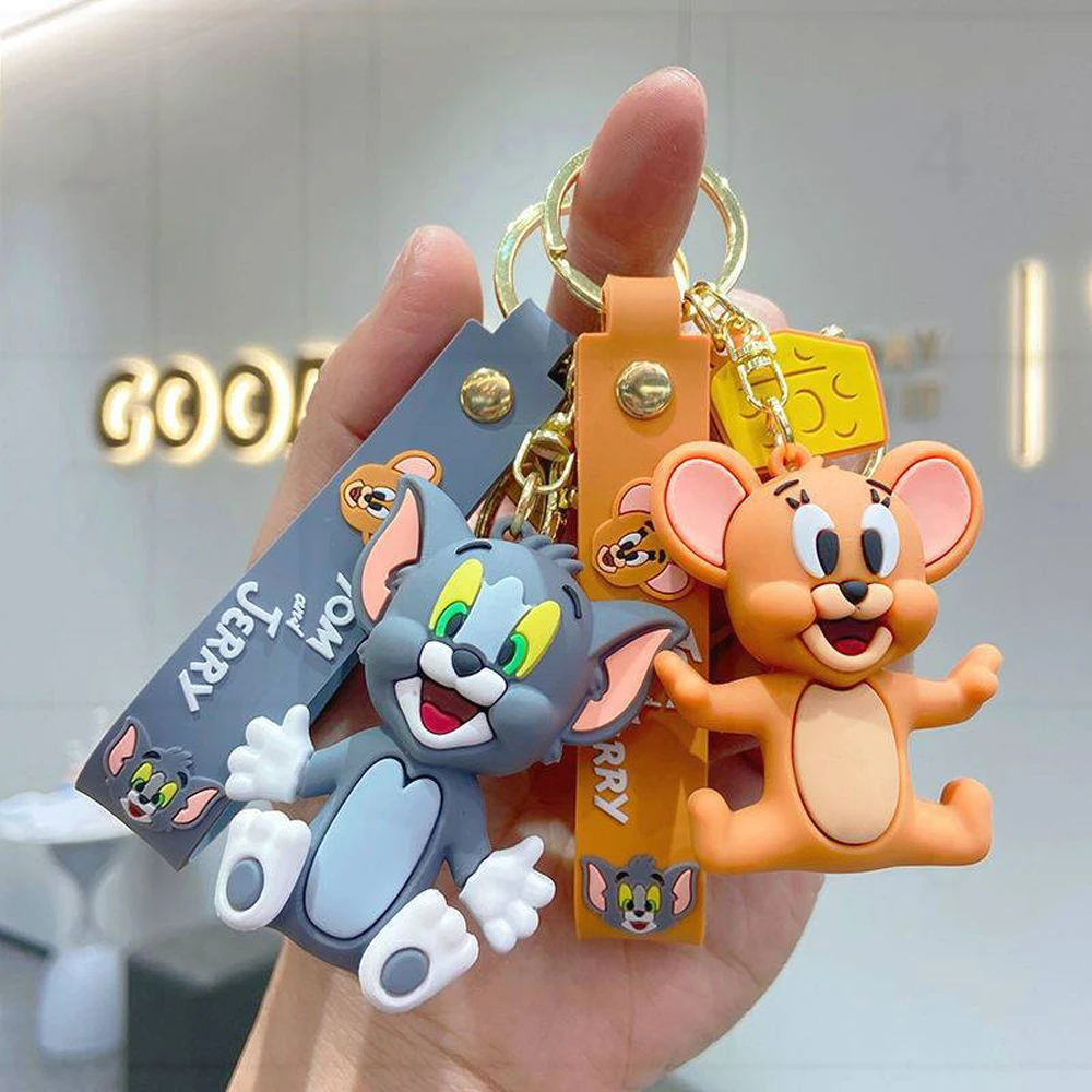 Anime Tom and Jerry Figure Keychain Cartoon Toys Car Key Chain Key Ring Mobile Phone Bag Hanging Jewelry Collectibles Kids Gifts
Anime Tom and Jerry Figure Keychain Cartoon Toys Car Key Chain Key Ring Mobile Phone Bag Hanging Jewelry Collectibles Kids Gifts