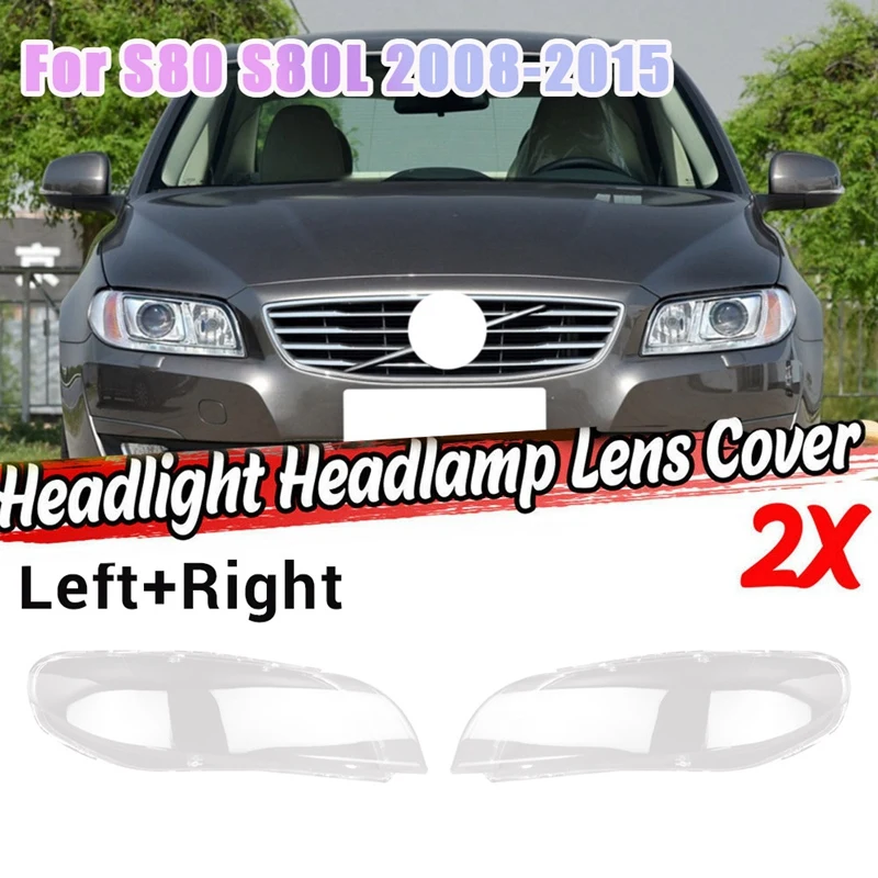 Left+Right For Volvo S80 S80L 2008-2015 Car Headlight Lens Cover Front Head Light Lamp Lampshade Lamp Shell Cover Clear
Left+Right For Volvo S80 S80L 2008-2015 Car Headlight Lens Cover Front Head Light Lamp Lampshade Lamp Shell Cover Clear