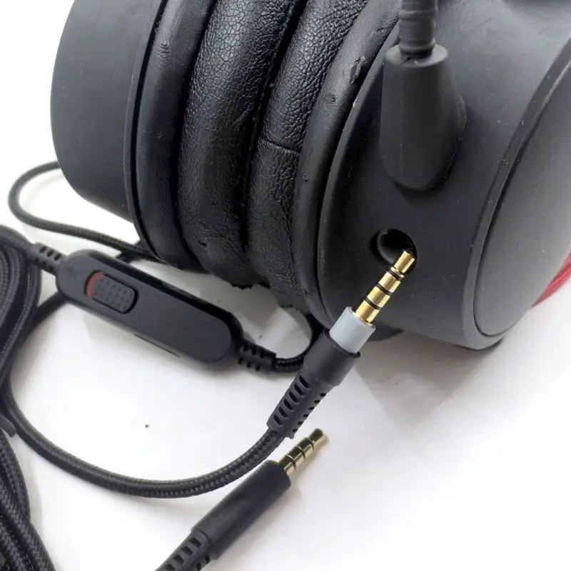 Black Earphone Cable for Cloud Mix and for Alpha Gaming Headset Detachable Cable Headsets Replacement Accessories
Black Earphone Cable for Cloud Mix and for Alpha Gaming Headset Detachable Cable Headsets Replacement Accessories