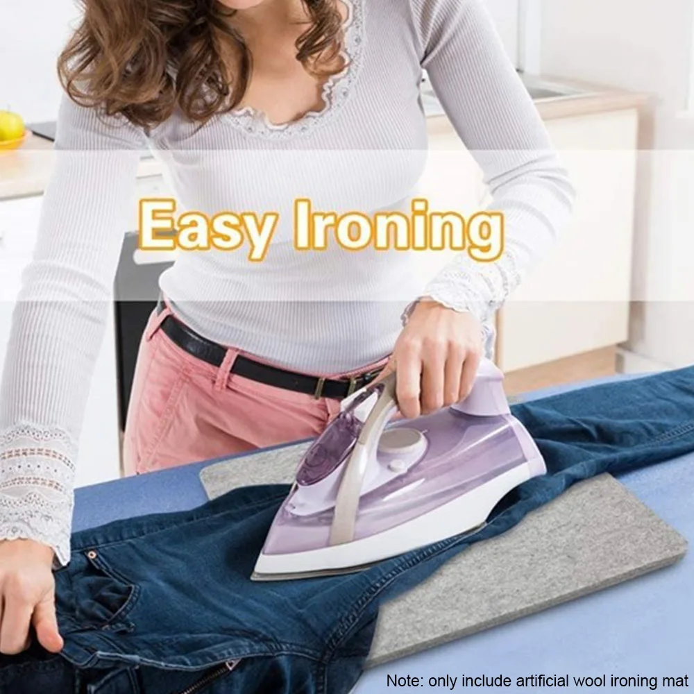 Felt Artificial Wool Ironing Mat Durable Pressing Pad Portable Table Insulation Travel Thick High Temperature Sewing Quilting
Felt Artificial Wool Ironing Mat Durable Pressing Pad Portable Table Insulation Travel Thick High Temperature Sewing Quilting
