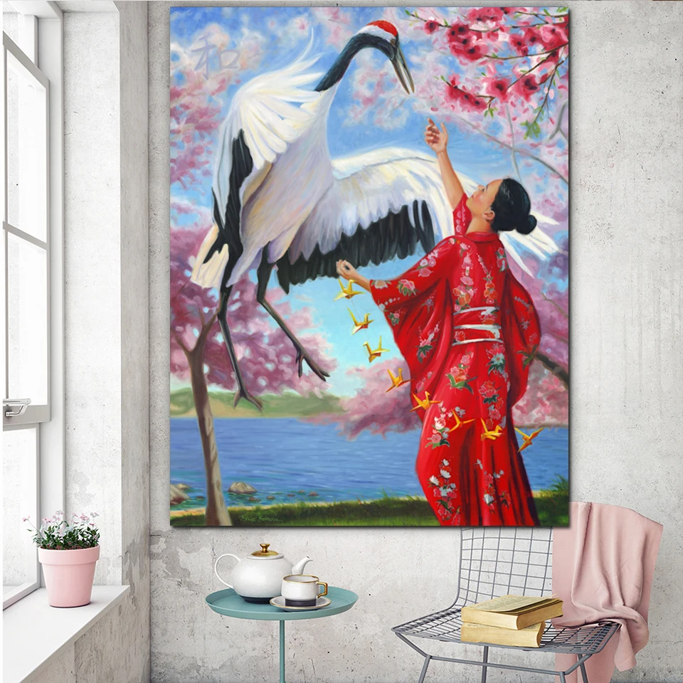 Crane Diamond Painting Japanese Woman Full Diamond Embroidery Mosaic Picture Cross Stitch Kits Rhinestone Art Home Wall Decor
Crane Diamond Painting Japanese Woman Full Diamond Embroidery Mosaic Picture Cross Stitch Kits Rhinestone Art Home Wall Decor