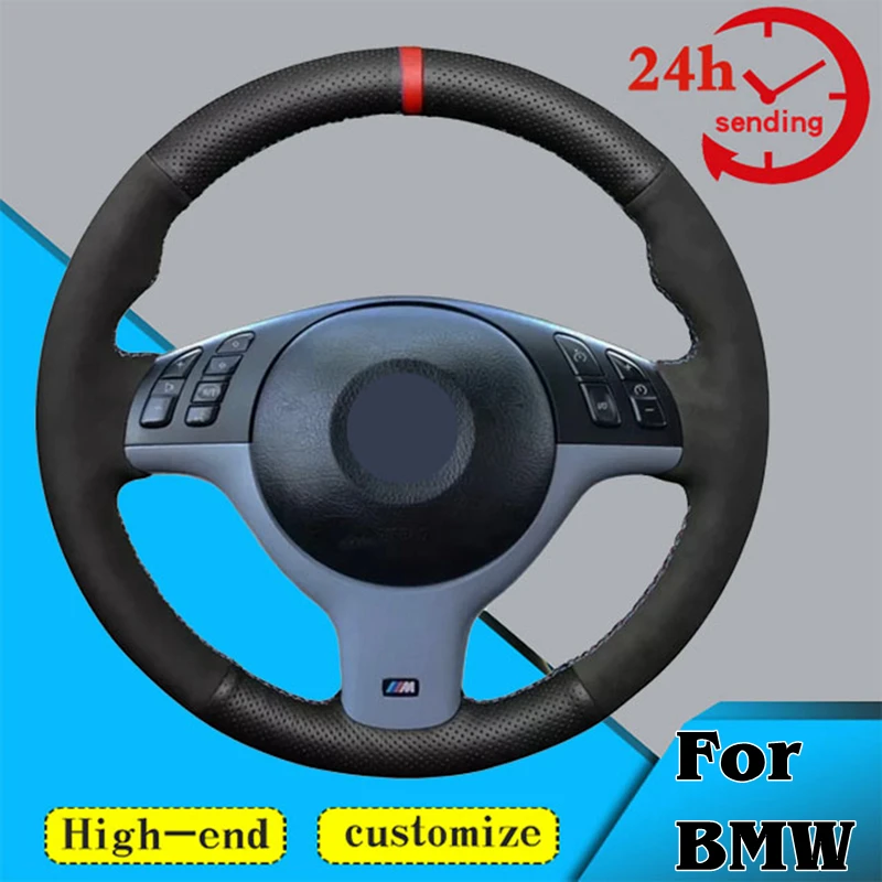 Custom Car Steering Wheel Braid Cover Comfortable 100% Fit For BMW M Sport E46 330i 330Ci E39 540i 525i 530i M3 M5 Steering Wrap
Custom Car Steering Wheel Braid Cover Comfortable 100% Fit For BMW M Sport E46 330i 330Ci E39 540i 525i 530i M3 M5 Steering Wrap