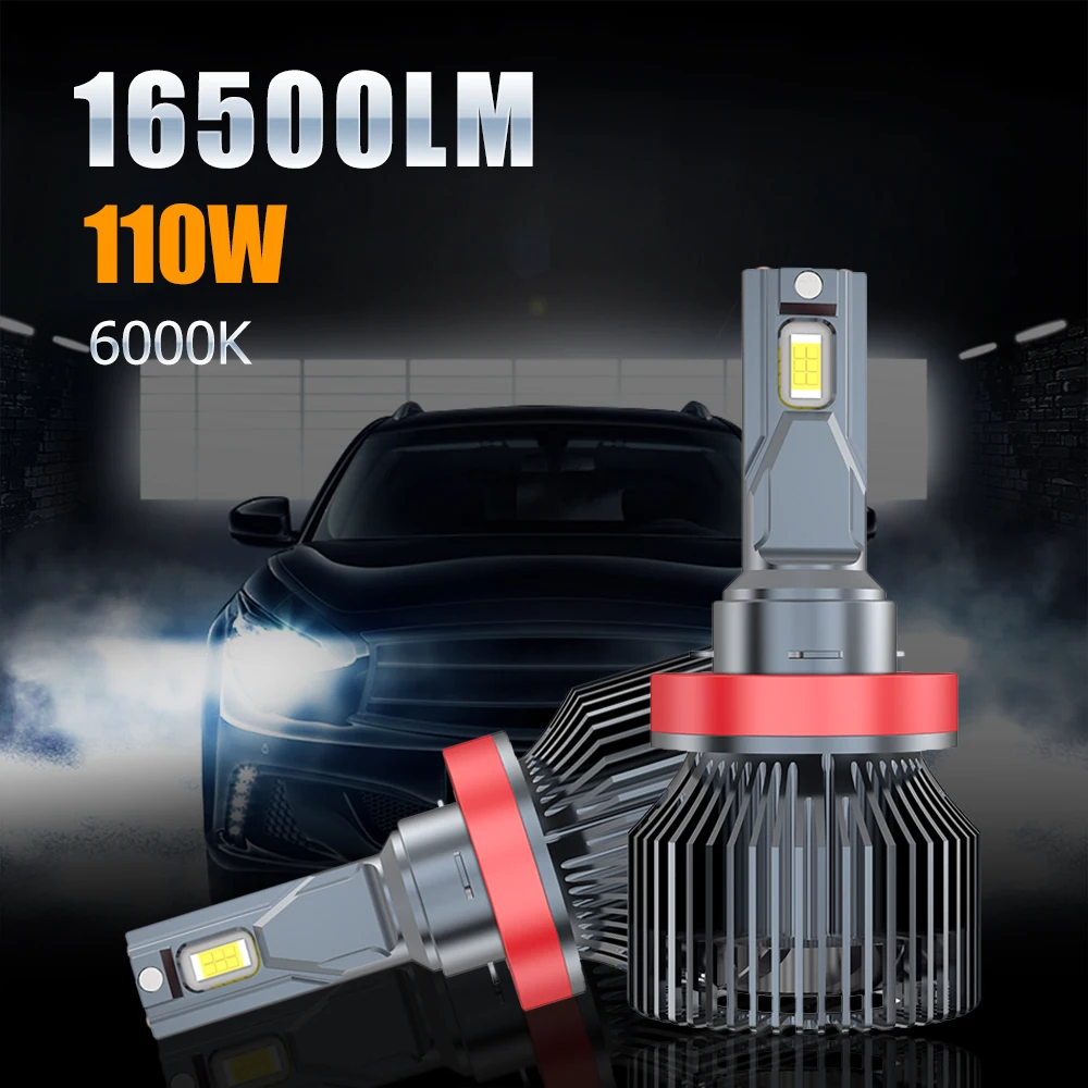 2Pc 110W 16500LM Car LED Headlight Bulb H7 H10 9005 9006 9004 9007 9008 H4 Super Bright Turbo Lamp for Car 6000K White LED Bulb
2Pc 110W 16500LM Car LED Headlight Bulb H7 H10 9005 9006 9004 9007 9008 H4 Super Bright Turbo Lamp for Car 6000K White LED Bulb