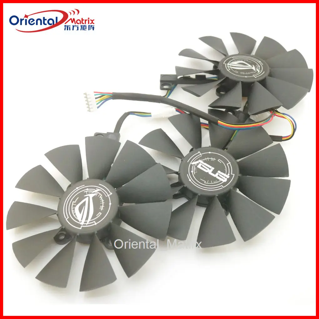 

FDC10U12S9-C FDC10H12S9-C 12V 0.5A 87mm For ASUS Strix GTX980TI R9 390X 390 GTX1060 1070 1080 Graphics Card Cooler Cooling Fan