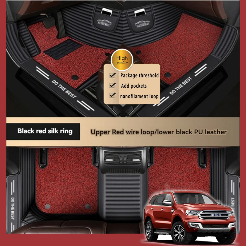Автомобильный напольный коврик с проволочной петлей под заказ для Renault All Model Captur