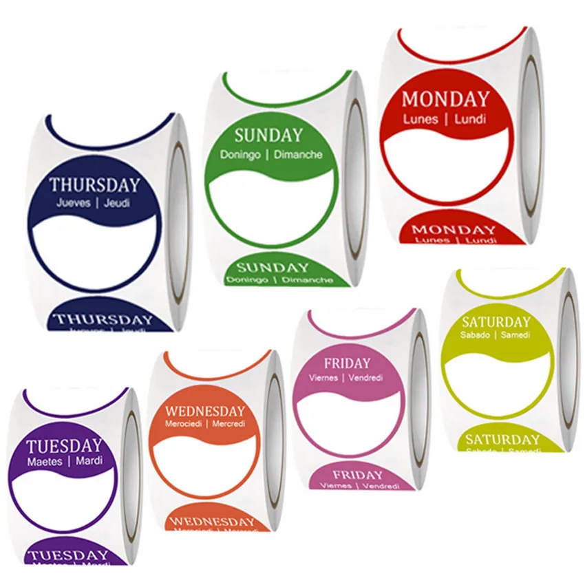 Наклейка с указанием даты недели, цветная наклейка с кодом, наклейки для управления едой, временем работы, школой, с понедельника по воскрес...
Наклейка с указанием даты недели, цветная наклейка с кодом, наклейки для управления едой, временем работы, школой, с понедельника по воскрес...