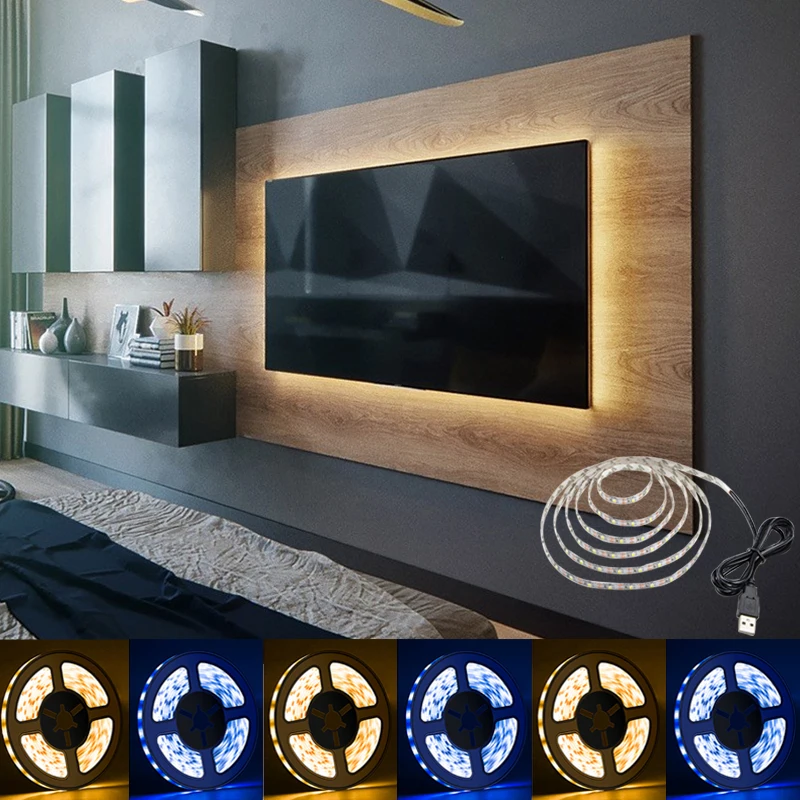 LED Strip Ligths for TV USB LED Lights Flexible Neon Light Strip DC 5V SMD2835 LED Tape Light Home Party Decoration LED Light
LED Strip Ligths for TV USB LED Lights Flexible Neon Light Strip DC 5V SMD2835 LED Tape Light Home Party Decoration LED Light