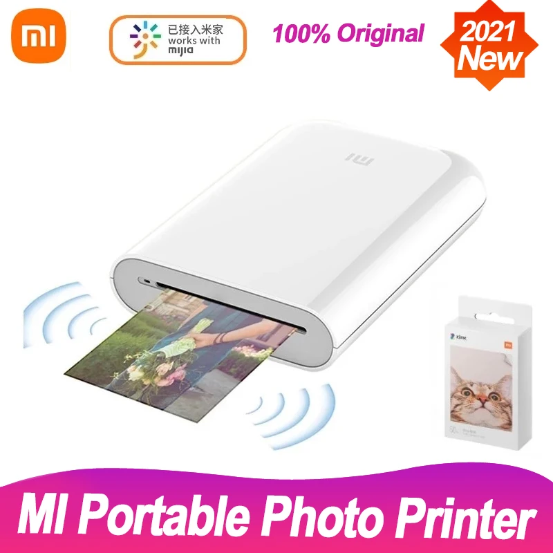 Оригинальный портативный мини-принтер Xiaomi Mijia для фотографий, путешествий, вечеринок, AR-принтер 300 точек/дюйм, Карманная камера «сделай сам»,...
Оригинальный портативный мини-принтер Xiaomi Mijia для фотографий, путешествий, вечеринок, AR-принтер 300 точек/дюйм, Карманная камера «сделай сам»,...