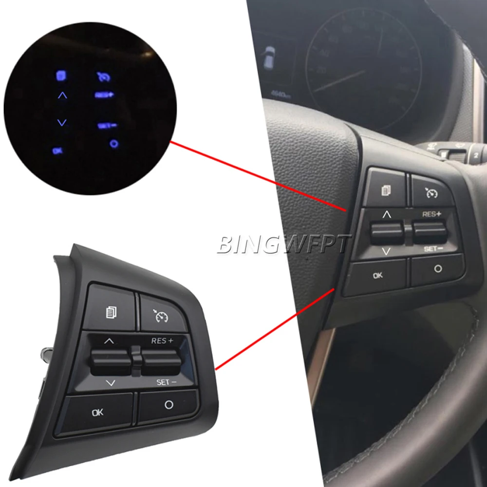 High quality Steering Wheel Cruise Control Buttons switch For Hyundai Creta ix25 Original style
High quality Steering Wheel Cruise Control Buttons switch For Hyundai Creta ix25 Original style
