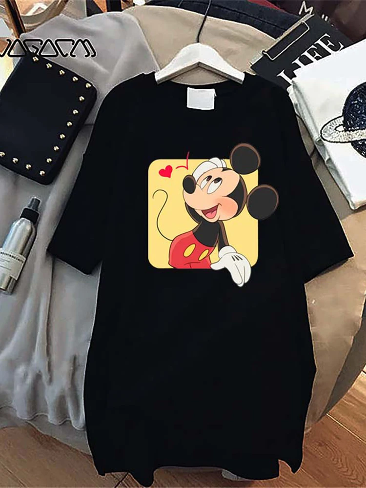 Disney Women Nightdress 2022 Mickey Minnie Mouse Printing Short Sleeve Summer Pajamas Kawaii Casual Loose Harajuku Homewear
Disney Women Nightdress 2022 Mickey Minnie Mouse Printing Short Sleeve Summer Pajamas Kawaii Casual Loose Harajuku Homewear