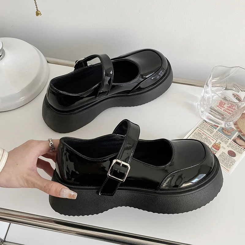 Туфли Лолиты Мэри Джейн на платформе, простые туфли в Стиле Лолита, черные туфли на платформе, для студентов и колледжа, Милая женская обувь на среднем каблуке
Туфли Лолиты Мэри Джейн на платформе, простые туфли в Стиле Лолита, черные туфли на платформе, для студентов и колледжа, Милая женская обувь на среднем каблуке