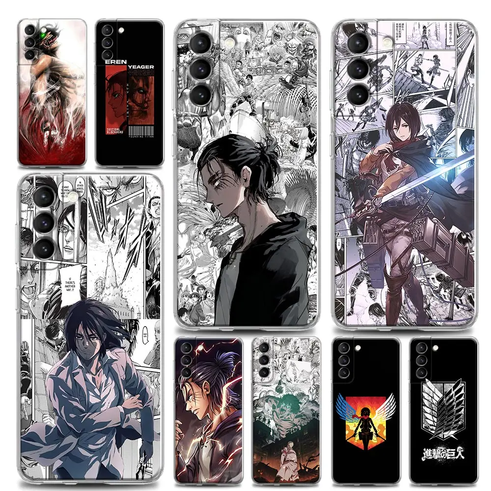 Attack on Titan Manga Clear Samsung S22 Ultra Case For Galaxy S21 S20 FE S22 Ultra S10 S9 Plus Cases Soft Cover Eren Armin Anime
Attack on Titan Manga Clear Samsung S22 Ultra Case For Galaxy S21 S20 FE S22 Ultra S10 S9 Plus Cases Soft Cover Eren Armin Anime