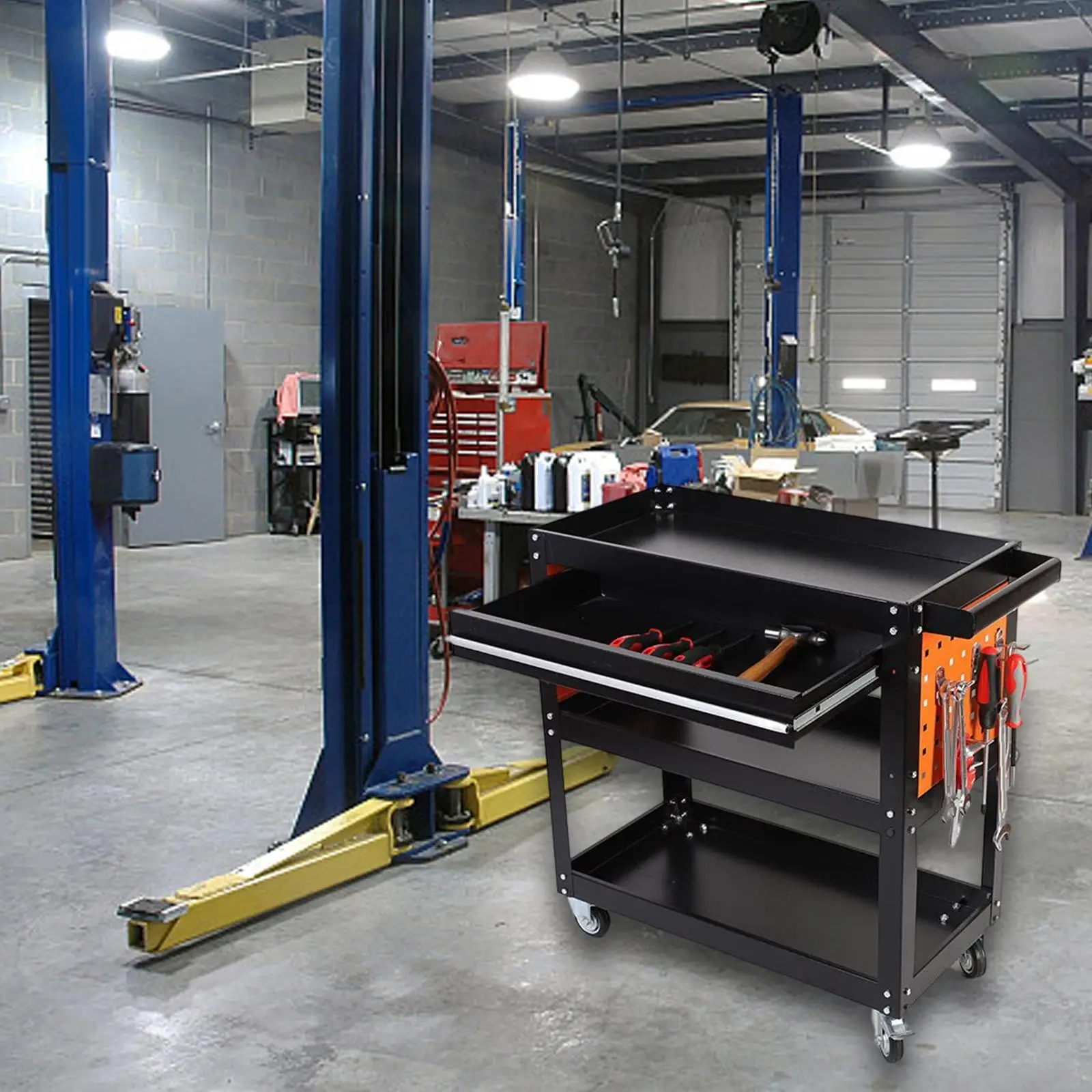 Rolling Tool Cart Rolling Tool Cart Storage Stand Utility with Wheels Movable 3 Tier Storage Cabinet for Warehouse Repair Shop
Rolling Tool Cart Rolling Tool Cart Storage Stand Utility with Wheels Movable 3 Tier Storage Cabinet for Warehouse Repair Shop