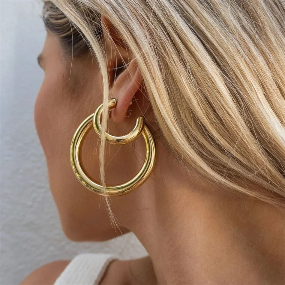 JUJIE 316 stainless steel retro style C-shaped semicircle women's earring jewelry Personalized accessories can be sold wholesale
JUJIE 316 stainless steel retro style C-shaped semicircle women's earring jewelry Personalized accessories can be sold wholesale