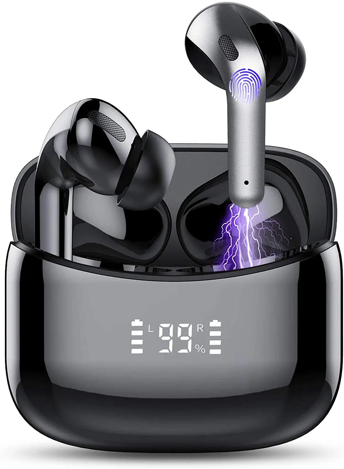Bluetooth Headphones In-Ear, 35H Playtime, Usb-C Fast Charge, Wireless Earphones Deep Bass,ipx7 Waterproof Sport Wireless
Bluetooth Headphones In-Ear, 35H Playtime, Usb-C Fast Charge, Wireless Earphones Deep Bass,ipx7 Waterproof Sport Wireless