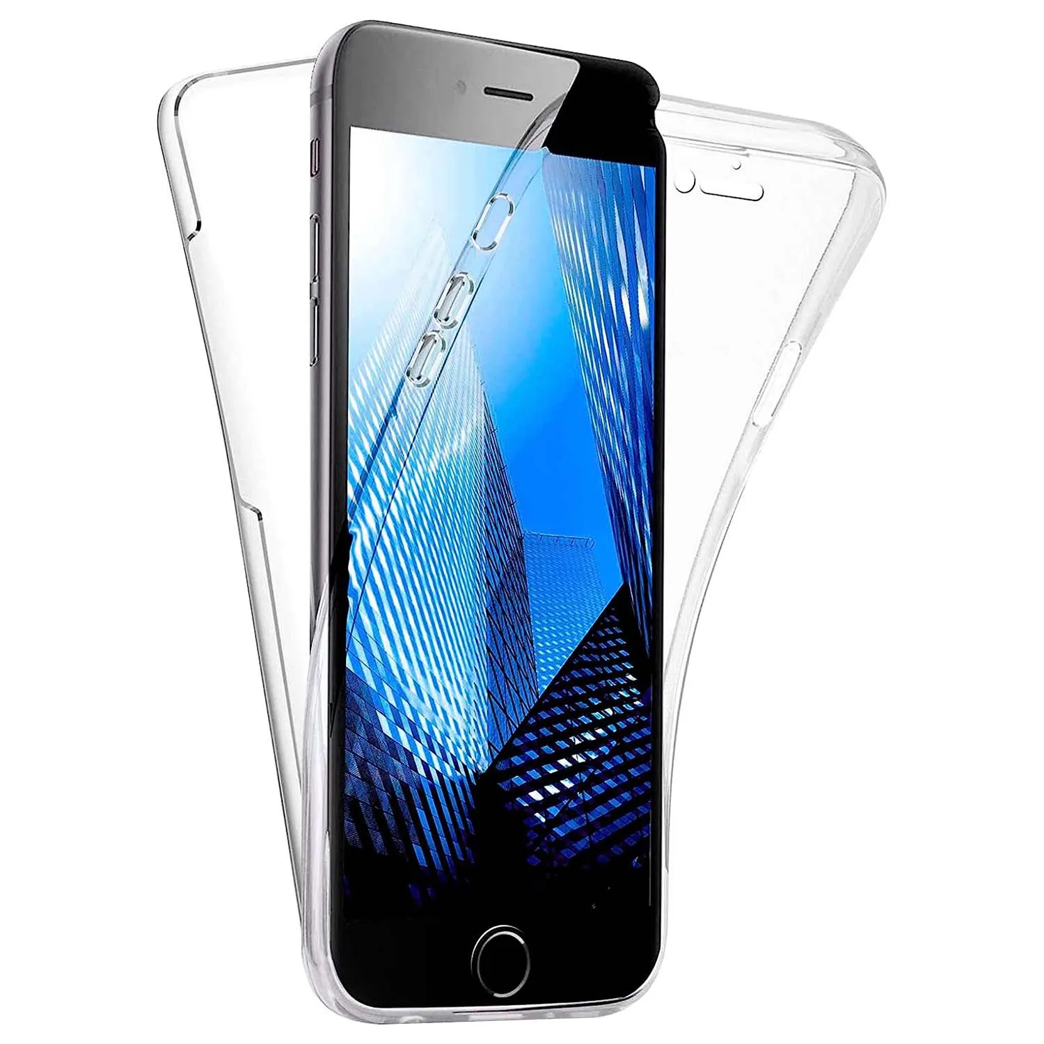 360° Full Cover Silicone Case For iPhone 8 Plus 7 Plus 6s Plus 5 XR 11 Pro Max 12 Pro 13 Mini 14 Plus Clear Hybrid PC Hard Coque
360° Full Cover Silicone Case For iPhone 8 Plus 7 Plus 6s Plus 5 XR 11 Pro Max 12 Pro 13 Mini 14 Plus Clear Hybrid PC Hard Coque
