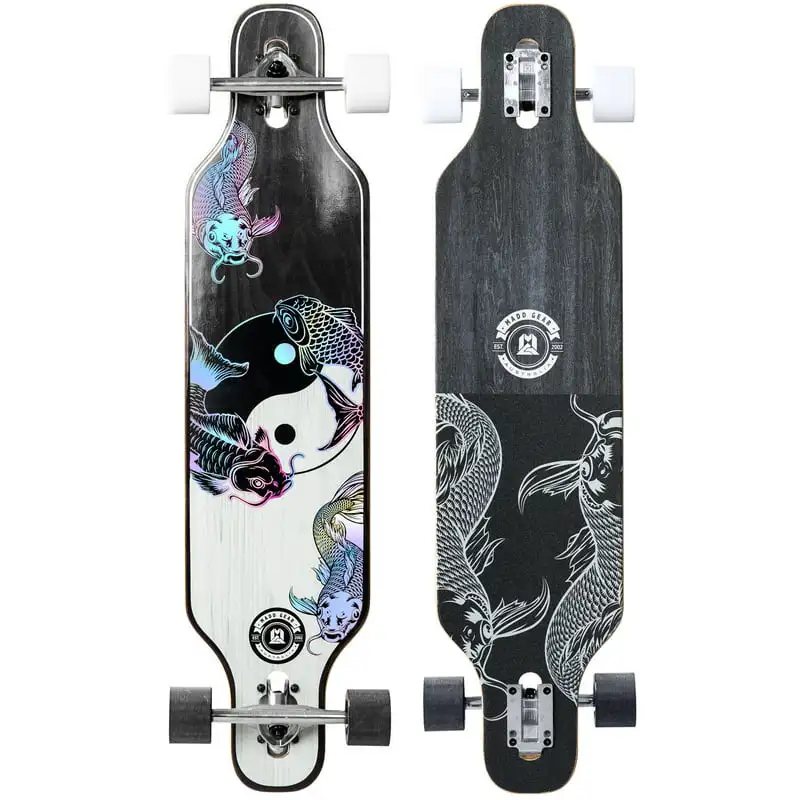 38" Drop Through Longboard Skateboard 70mm Wheels ABEC-7 Bearings Maple Deck White
38" Drop Through Longboard Skateboard 70mm Wheels ABEC-7 Bearings Maple Deck White