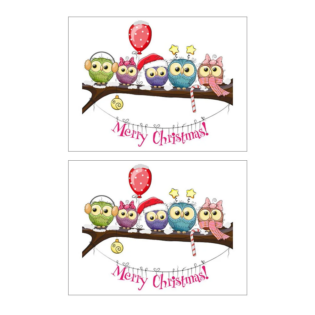 Stickers Christmas Wall Windowdecals Supplies Party Decoration Merry Owl Glass Holiday Door Removable Decor Festival Clings
Stickers Christmas Wall Windowdecals Supplies Party Decoration Merry Owl Glass Holiday Door Removable Decor Festival Clings