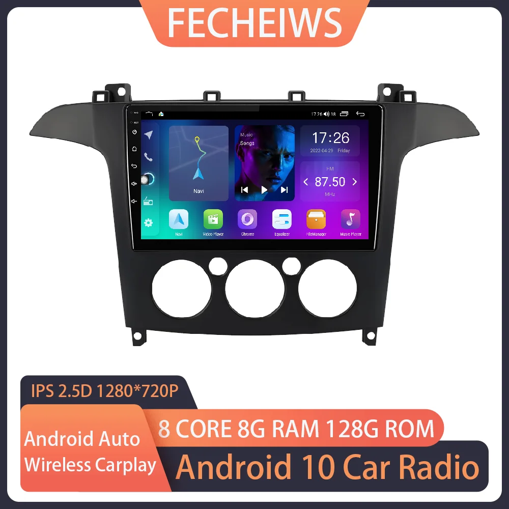 Android 10 For Ford S-Max S Max 2007 - 2008 Car Radio No 2din Multimedia Player DSP Video Wireless Carplay Auto WIFI BT 4G ADAS
Android 10 For Ford S-Max S Max 2007 - 2008 Car Radio No 2din Multimedia Player DSP Video Wireless Carplay Auto WIFI BT 4G ADAS