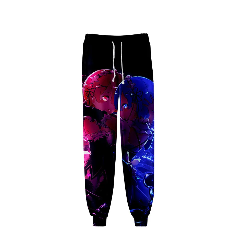 Hip Hop Anime Re Zero Rem and Ram Cosplay Sweat Pants Elastic Band Slim Joggers Pants Trousers Casual 3D Print Sweatpants
Hip Hop Anime Re Zero Rem and Ram Cosplay Sweat Pants Elastic Band Slim Joggers Pants Trousers Casual 3D Print Sweatpants