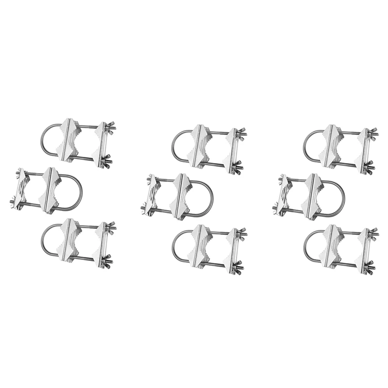 Double Antenna Mast Clamp V Jaw Block With U Bolts Heavy Duty Anti-Rust Mast To Mast Mount Bracket Kit For TV,CB(9 Set)
Double Antenna Mast Clamp V Jaw Block With U Bolts Heavy Duty Anti-Rust Mast To Mast Mount Bracket Kit For TV,CB(9 Set)