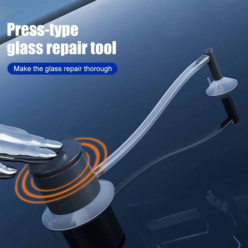Pump Type Car Glass Repair Kit Windshield Repair Tool Car Styling Auto Windscreen Repair Kit for Chip Crack Star-Shaped Crescent
Pump Type Car Glass Repair Kit Windshield Repair Tool Car Styling Auto Windscreen Repair Kit for Chip Crack Star-Shaped Crescent