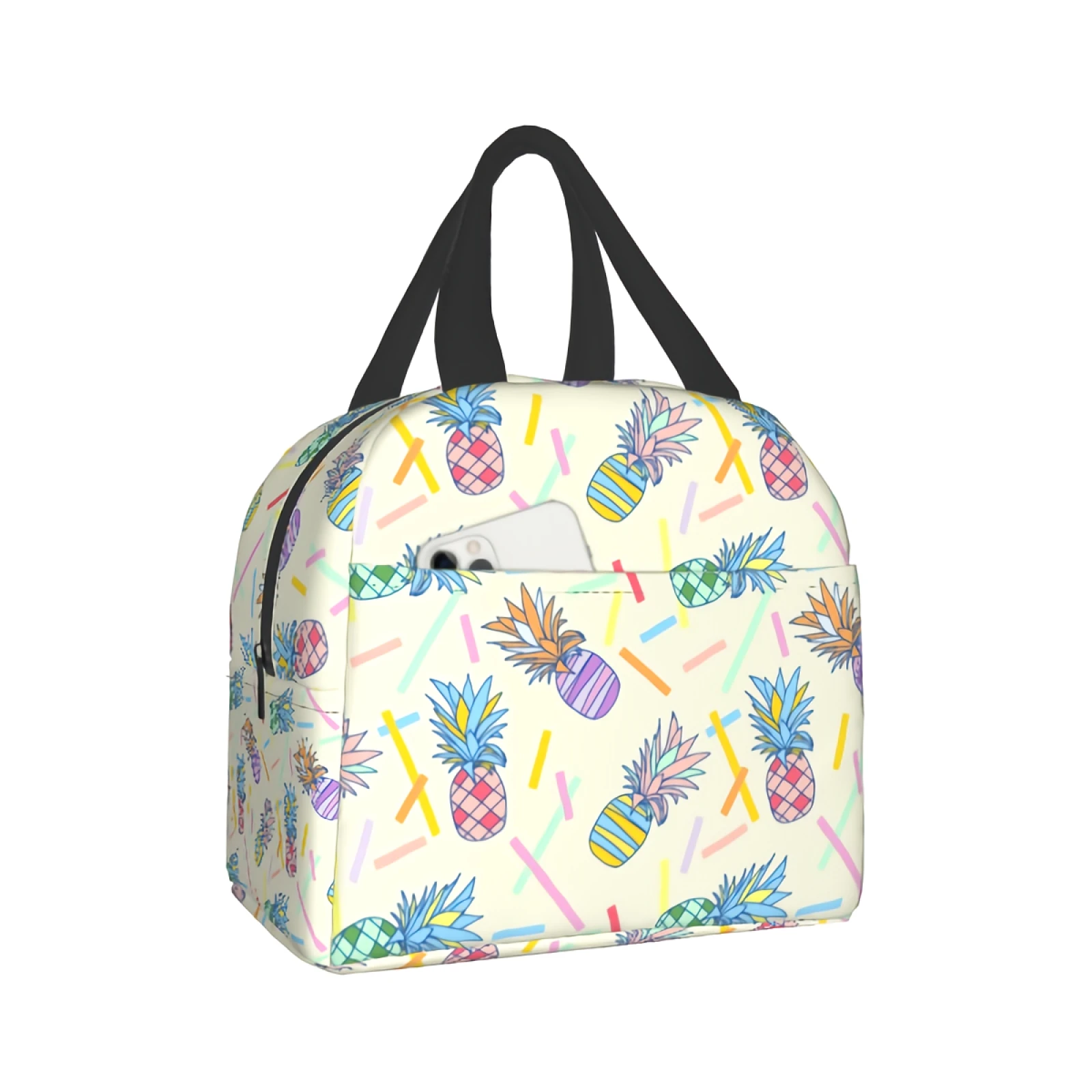 summer geometric pineapple Kids Lunch box Insulated Soft Bag Cooler Back to School Thermal Meal Tote Kit for Girls Boys
summer geometric pineapple Kids Lunch box Insulated Soft Bag Cooler Back to School Thermal Meal Tote Kit for Girls Boys