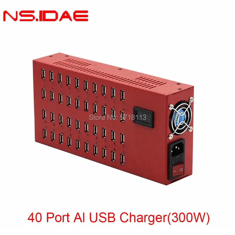 Красное интеллектуальное зарядное устройство 300W40 с USB-портом и стандартным штекером стандарта EU/UK/AU/US
Красное интеллектуальное зарядное устройство 300W40 с USB-портом и стандартным штекером стандарта EU/UK/AU/US