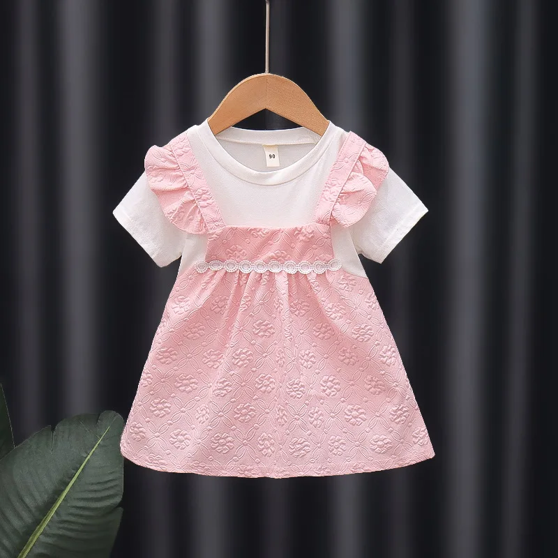 Princess Dress Baby Girl Clothes Flower Print Short Sleeve Summer Kid Dress Toddler Outfit Infant Outerwear Children A1026
Princess Dress Baby Girl Clothes Flower Print Short Sleeve Summer Kid Dress Toddler Outfit Infant Outerwear Children A1026