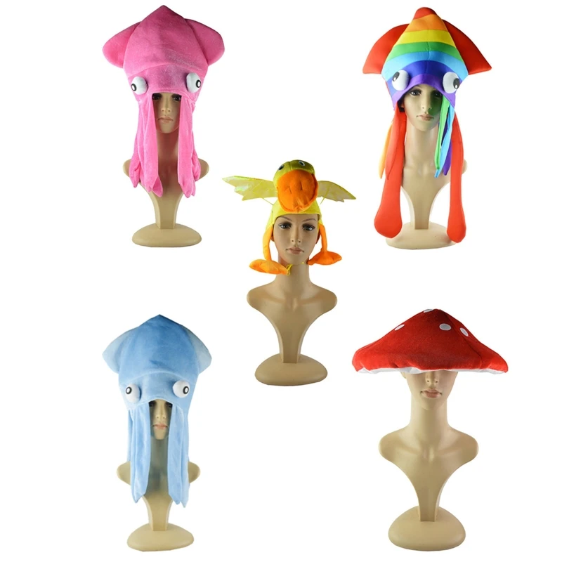 Rainbow Squid Hat Funny and Crazy Party Hats Sea Animal Hat Octopus Headdress for Halloween Party Drop ship
Rainbow Squid Hat Funny and Crazy Party Hats Sea Animal Hat Octopus Headdress for Halloween Party Drop ship