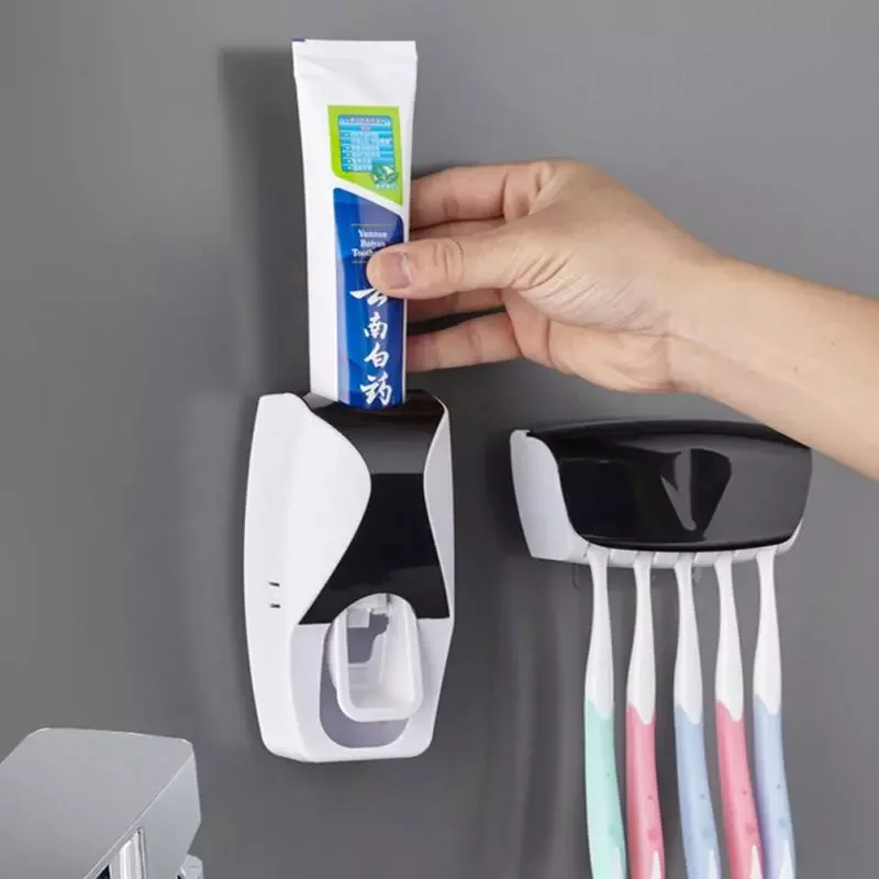 Automatic Toothpaste Dispenser Wall Mount Dust-proof Toothbrush Holder Toothpaste Squeezer Storage Rack Bathroom Accessories Set
Automatic Toothpaste Dispenser Wall Mount Dust-proof Toothbrush Holder Toothpaste Squeezer Storage Rack Bathroom Accessories Set