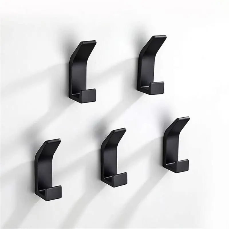 Black Towel Racks Wall Mounted Free Punching Bedroom Robe Hook Bathroom Kitchen Accessory Clothes Coat Hook White No Drilling
Black Towel Racks Wall Mounted Free Punching Bedroom Robe Hook Bathroom Kitchen Accessory Clothes Coat Hook White No Drilling